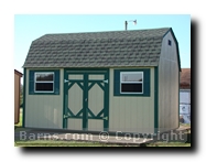 storage shed with side entry